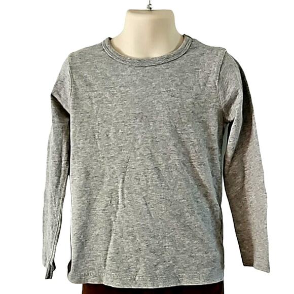 The Children’s Place Toddler Boys Gray Long Sleeve Tee Shirt Size 4T - Picture 1 of 4
